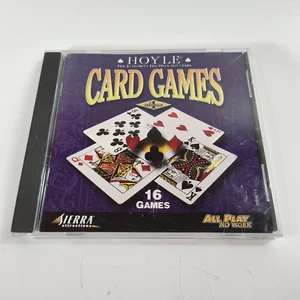 Hoyle Card Games PC CD-ROM Win Mac, 2000 16 Games Sierra -w/ Manual Great Games! - Picture 1 of 8