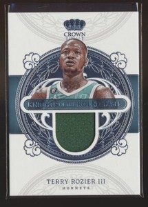 2022-23 CROWN ROYALE KNIGHTS ROUND TABLE JERSEY RELIC TERRY ROZIER III HORNETS