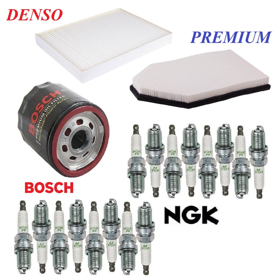 Tune Up Kit Filters Spark Plug For DODGE CHARGER V8; 5.7L 2011-2016 - Image 1 of 1