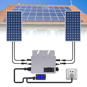 700W Solar Grid Tie Micro Inverter Fit Solar Panel Waterproof Grid Tie Inverter - Picture 1 of 19