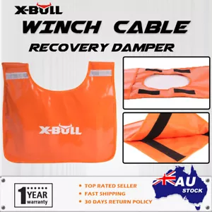 X-BULL Winch Damper Cable Cushion Recovery Safety Blanket Dampener Pocket 4WD - Picture 1 of 7