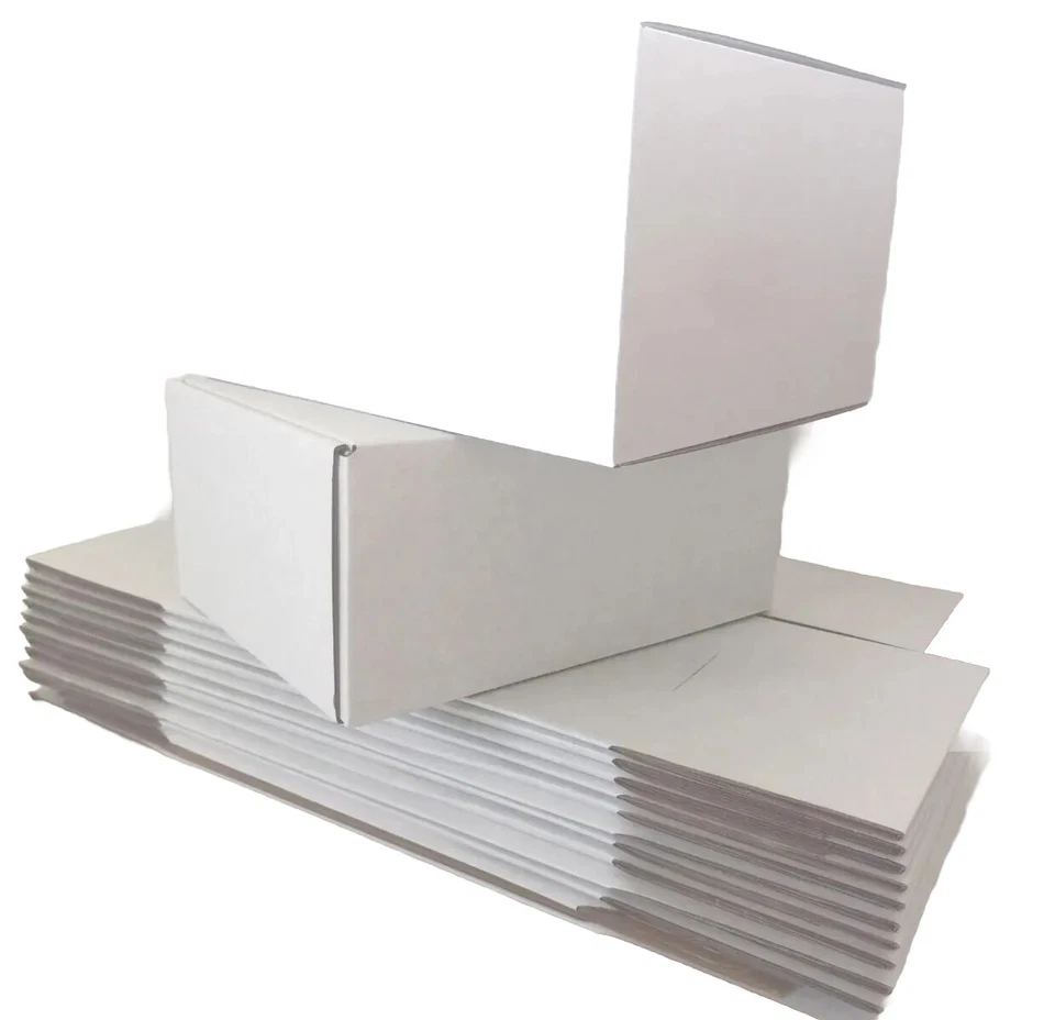 Size 9X6X4 -20 Pcs White Corrugated Mailers  Shipping Packing Box Mailer - Image 1 of 4
