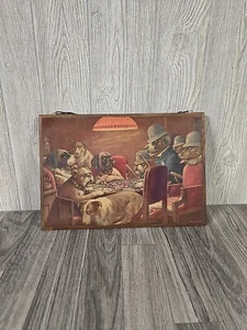 Vintage Framed Litho C.M. Coolidge Print “Pinched With Four Aces” *Nice Aging* - Picture 1 of 7