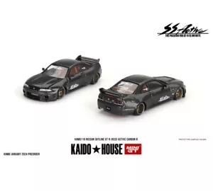 1:64 NISSAN SKYLINE GT-R (R33) ACTIVE CARBON V1 116 KAIDO HOUSE - Picture 1 of 5