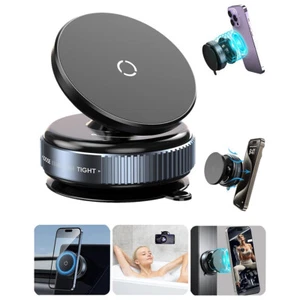 Upgraded Vacuum Magnetic Suction Phone Mount MagSafe Magnetic Car Phone Holder - Photo 1 sur 18
