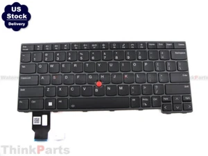 Nuevo/Original Lenovo ThinkPad T14 P14s L14 Gen 3 4 Teclado EE. UU. Retroiluminado NEGRO 5N21D68058 - Imagen 1 de 3