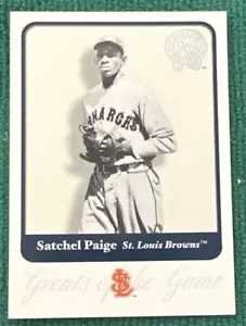 Fleer Greats of the Game 2001 #42 ⚾️ Bolso de la corte Paige ⚾️ St. Louis Browns - Imagen 1 de 6
