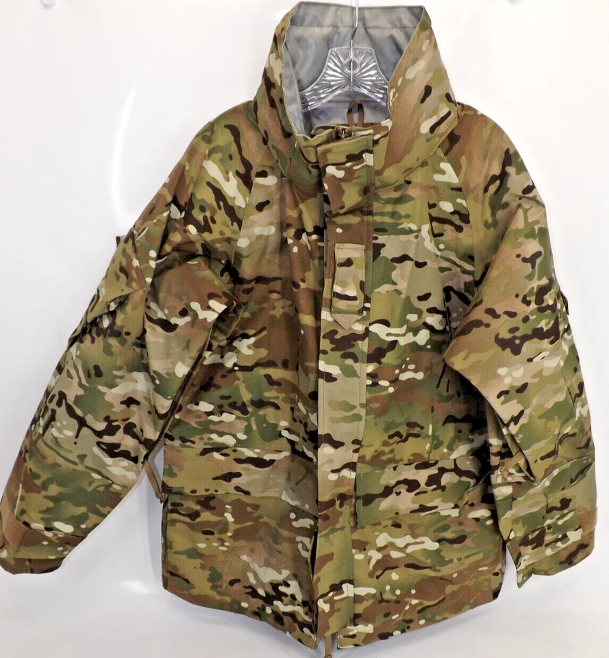 Tru-Spec Cold weather camouflage NYLON coat Item # 2026  with Hood - SIZE M - Image 1 of 4