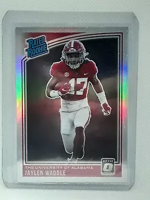 Jaylen Waddle 2021 Chronicles Optic Draft Rated Rookie - HOLO #207 - Alabama - Image 1 of 2