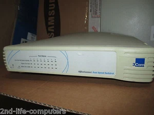 3Com 3C16734B OfficeConnect External 100Mbps 8-Port Dual Speed Switch EXCL PSU - Photo 1/1