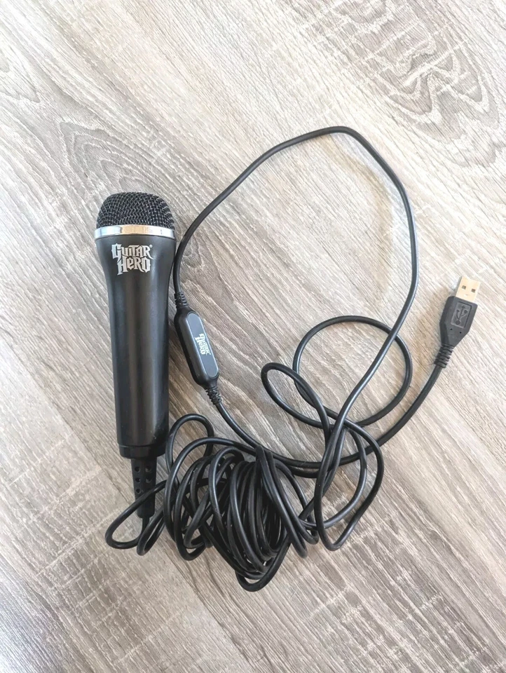 Rock Band Guitar Hero USB Microphone PS2 PS3 XBOX 360 Wii - Image 1 of 4