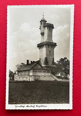 Foto AK GÖNNSDORF bei Dresden 1941 Friedrich August Turm   ( 113242 - Bild 1 von 2
