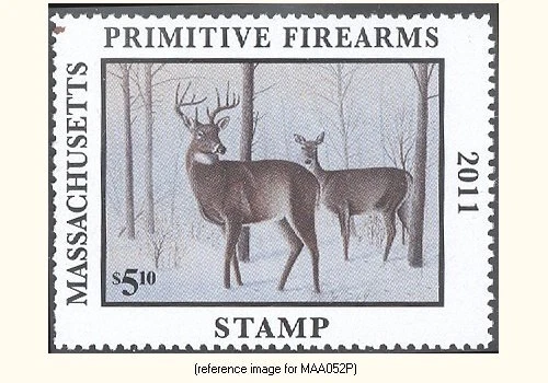 D2K Massachusetts Prim. Arms Stamp 2011 $5.10 - Image 1 of 1