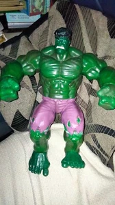 THE HULK FIGURE TALKING POSEABLE 15" HIGH NICE - Picture 1 of 6