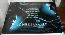 Rolled Unbreakable 30 x 40 Uk Movie Poster Bruce Willis Samuel L Jackson