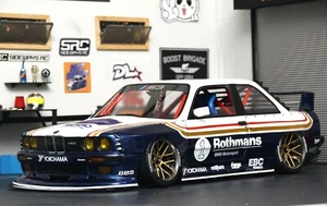 RC Body Car Drift 1:10 BMW 3 E 30 Coupe E30 widebody APlastics New Shell Kit - Picture 1 of 10