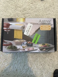 Antree Pasta Maker Attachment 3 in 1 Set for KitchenAid Stand Mixers NIB - Picture 1 of 7