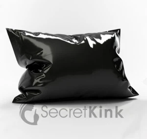 Fetisch Latex Kissenhülle Standardgröße - 50cm x 70cm Bezug Reißverschluss Bett Bettwäsche - Bild 1 von 5