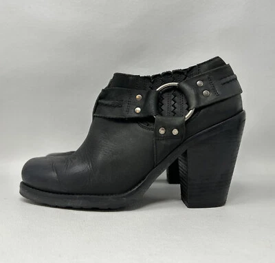SIXTYSEVEN Botines Tacón Cuadrado Cuero Negro, Mujer Talla EU 38. Foto 1 de 4