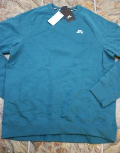 Men's Nike SB Sweater Sweatshirt Comfort Rare 643247-307 Size L Skateboard Crew - Picture 1 of 5
