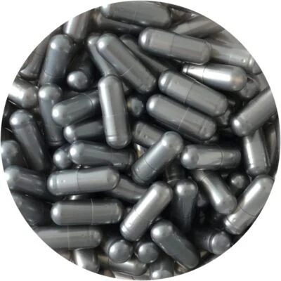 DR T&T size000 Size 000 Gelatine Gelatin Capsules silver - Image 1 of 3