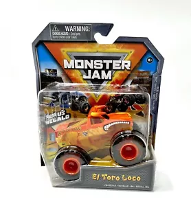 MONSTER JAM EL TORO LOCO CON BONUS AUTO SCHIACCIATE SERIE 26 SCALA 1/64 NUOVO - Foto 1 di 2