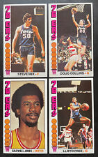 1976-77 Topps NBA Philadelphia 76ers Jumbo Basketball Cards YOUR CHOICE