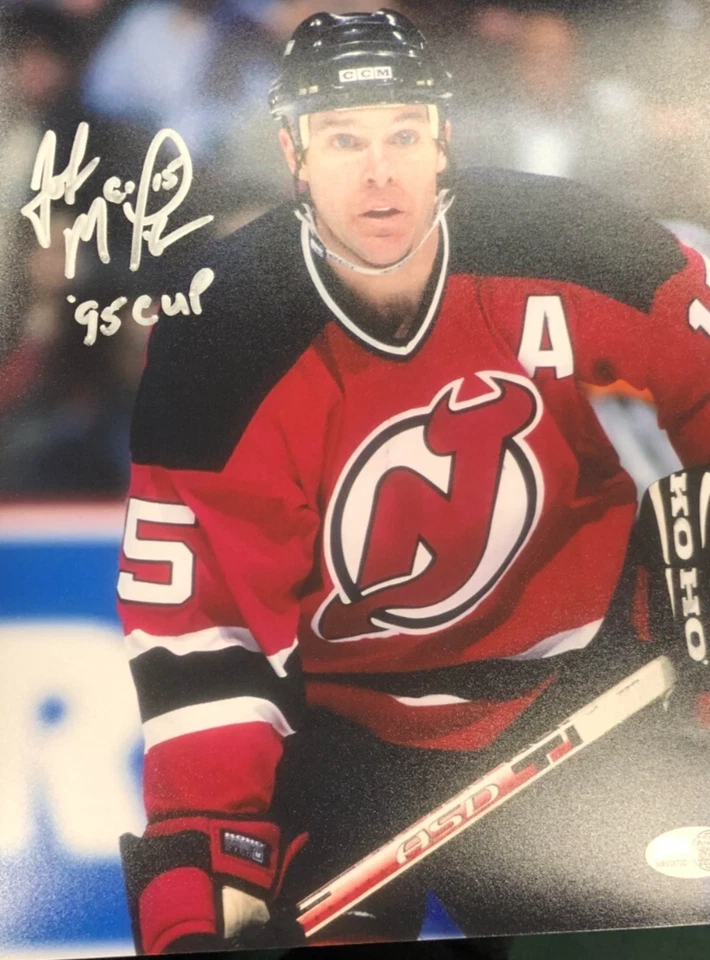 Foto autografiada por John MacLean de 8x10 con 95 tazas certificado de autenticidad firmado por la JSA 14/06/25 Foto 1 de 1