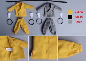 Soldados a escala 1/12 Shaolin Wushu Guerrero Monje Ropa de Lucha Ropa Trajes - Imagen 1 de 16