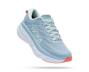 Zapatos para correr anchos Hoka Bondi 7 para mujer 1110531 BFBG azul niebla 100 % originales nuevos - Imagen 1 de 5