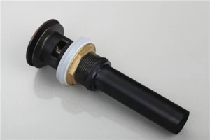 US Bathroom Basin Sink Matte black Pop Up Drain With Over Flow - Picture 1 of 6