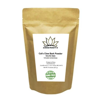 Polvo de corteza interior de uña de gato peruana salvaje Uncaria tomentosa 8 oz Foto 1 de 4