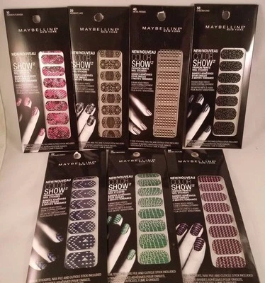Pegatinas para uñas Maybelline Color Show impresiones de moda COMPRA 2 OBTÉN 2 GRATIS AGREGA 4 AL CARRITO Foto 1 de 2