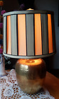 Hammered Brass Ginger Jar Shaped Table lamp
