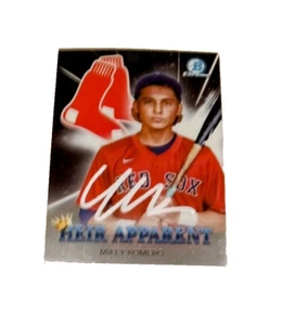 Mikey Romero Red Sox Signed Autographed 2022 Bowman Invicta Card - Picture 1 of 1