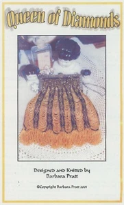 Barbara Pratt Victorian Style Beaded Knit Purse QUEEN OF DIAMONDS Pattern NEW - Picture 1 of 2