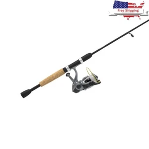 Spinning Reel Fishing Rod Combo 6.5ft Instant Anti-Reverse 10lb Line Fast Action - Picture 1 of 16