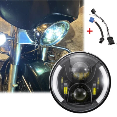 Para Victory V92TC V92SC V92C LED 7" Conjunto de faros Señales de giro Anillo DRL EE. UU. Foto 1 de 4