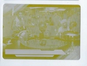 2018 Star Wars The Last Jedi serie 2 placa de impresión 46 un tipo diferente de filtración - Imagen 1 de 1