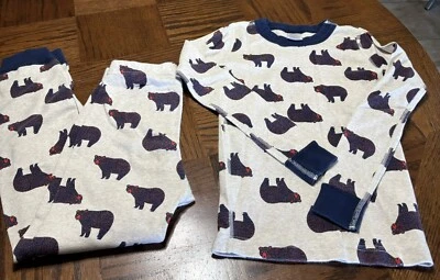 Hanna Andersson Pajama Set Girls/Boys Multicolor 2 Piece Long Sleeve Size 8 EUC - Image 1 of 4