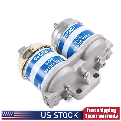 Fuel Filter Assy Dual For Ford Tractors 2000, 3000, 4000, 5000+ EBPN9N166AA - Image 1 of 4