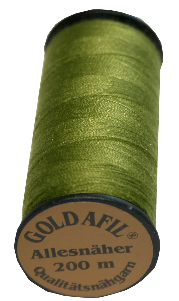 (0,02€/m) Nähmaschinen Nähgarn Polyester 40/2 helloliv 200 m (1048) - Bild 1 von 1