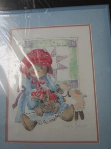 Country Doll (©1987 Dimensions) No Count Cross Stitch Kit # 3633 - Picture 1 of 2