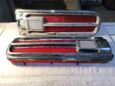 MITSUBISHI TAIL LAMP LENSES & BEZELS 74-75 Lancer 74-75 Dodge Colt MB037952 - Image 1 of 4