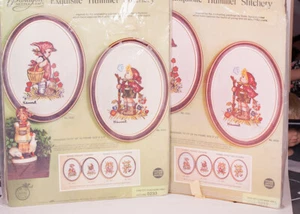Exquisite Hummel Hefterei Bauernkinder #0233 und 0232 Nadelspitze Vintage - Bild 1 von 3