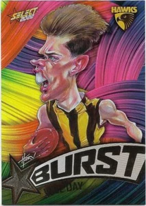2022 Select Footy Stars Starburst PAINT (SBP38) Will DAY Hawthorn - Imagen 1 de 1