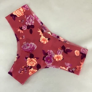 Victoria's Secret PINK Pink Floral Print No Show Cheekster Panties Size XS BNWT - Picture 1 of 3