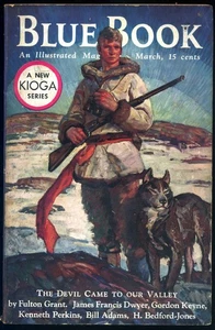 Blue Book Magazine March 1937:  H. Bedford Jones, William Chester VG - Picture 1 of 3