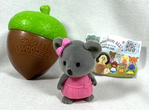 NEW LI'L WOODZEEZ SERIES 2 BOBBLEEZ HEAD HTF KIWI KOALA #010 GREEN TOP ACORN - Picture 1 of 13