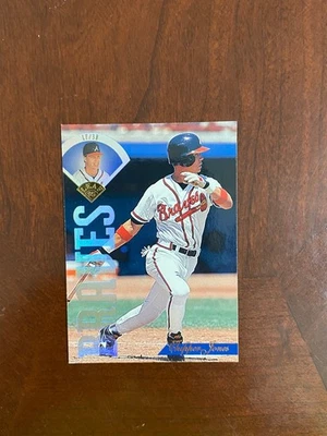 1995 Leaf - Chipper Jones #369 Atlanta Braves HOF - Image 1 of 2